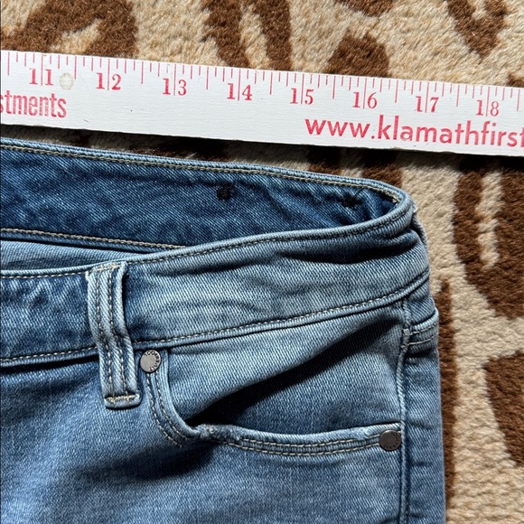 Liverpool Jeans Womens 12/31 Charlie Crop Wide Rolled Cuff Stretch Champlain - Picture 13 of 14